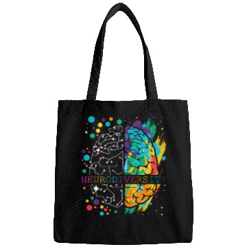 Discover Embrace Neurodiversity Brain Autism Bags
