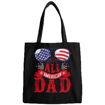 Discover All American Dad America Pride US Patriot Bags