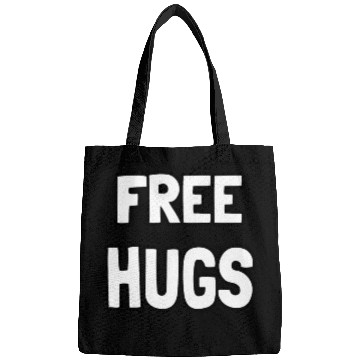 Discover Free Hugs Optimist Hugging Wo Bags