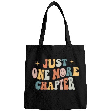 Discover Just One More Chapter Book Literature Reading Poet Bags