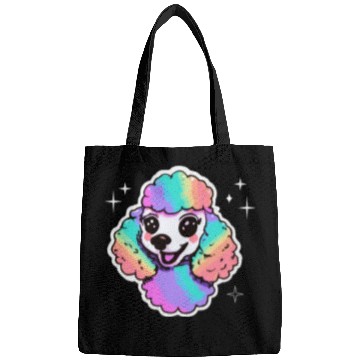 Discover Rainbow Poodle Dog Lover Puppy Bags