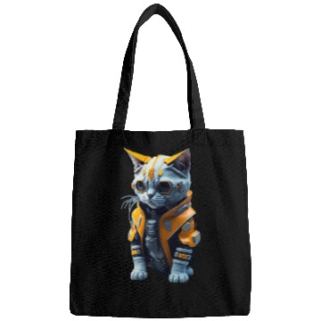 Discover Cyberpunk Cat Bags