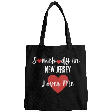 Discover Somebody in New Jersey Loves Me Bags