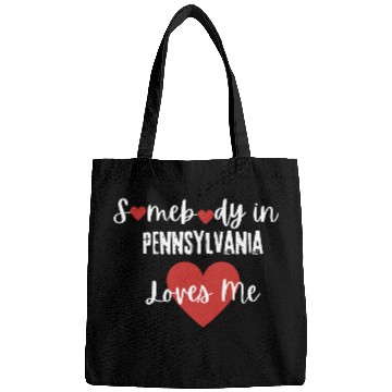 Discover Somebody in Pennsylvania Loves Me Bags
