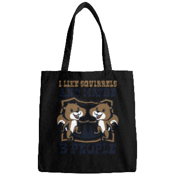 Discover I Like Squirrels And Maybe 3 People Fox Japanese Bags