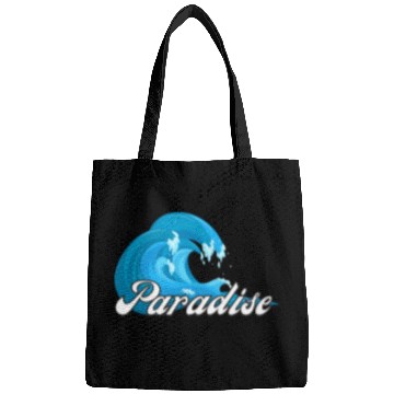 Discover Paradise green Bags