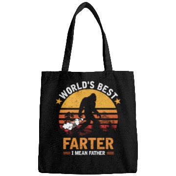 Discover Retro World'S Best Fer I Mean Father Bigfoot Bags