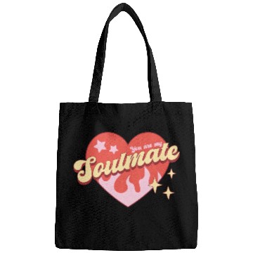 Discover Soulmate heart valentine sublimation trending Bags