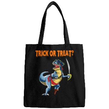 Discover Trick or Treat Halloween Dinosaur T rex Pirate Bags