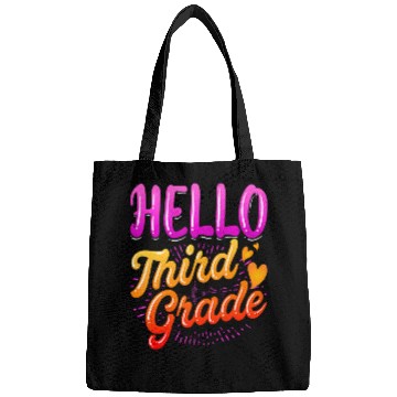 Discover Hello third grade hear teacher student back to Bags