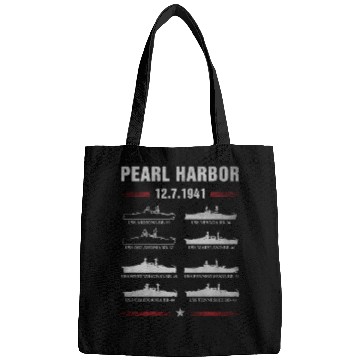 Discover Pearl Harbor Battleship Memorial Day December 7Th Bags