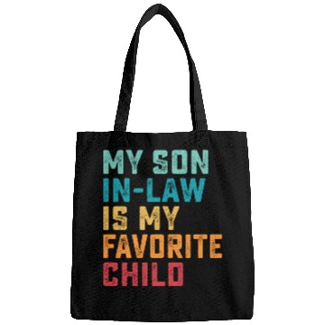 Discover My Son In Law Is My Favorite Child Retro Family Hu Bags