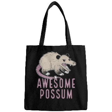 Discover Awesome Possum Funny Design Trash Lover Bags