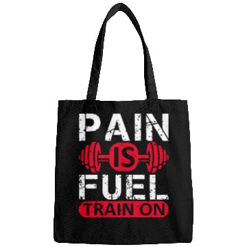 Discover Pain is fuel train on Bags Design Gym Workout