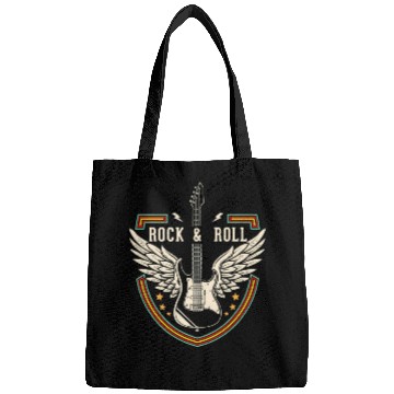 Discover Rock and Roll Music Lover Guitar Wings Bags