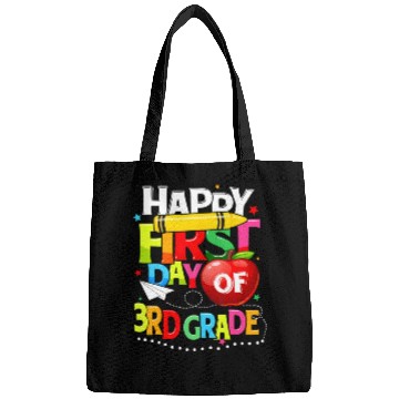 Discover Happy First Day Of 3rd grade teacher team Third Bags