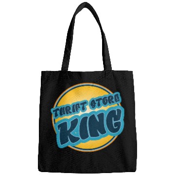 Discover Thrift Store Kking blue orange Bags