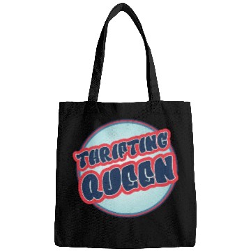 Discover Thrifting Queen red blue Bags