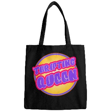 Discover Thrifting Queen purple yellow Bags