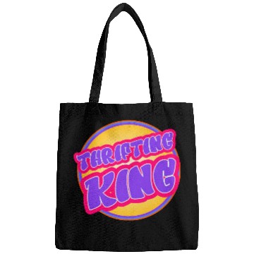 Discover Thrifting King purple yellow Bags