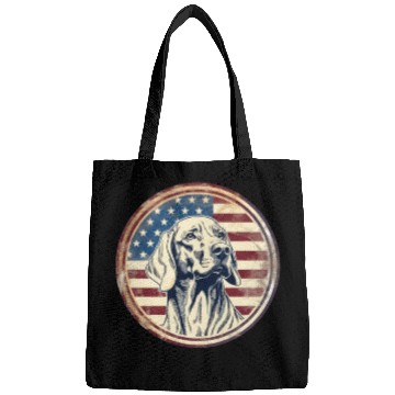 Discover American Flag Dog Design Bags