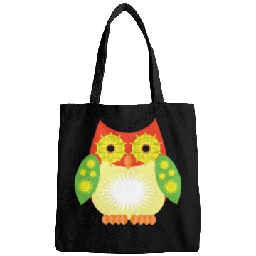 Discover Star Owl Red Yellow Green Bags
