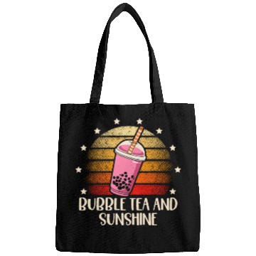Discover Bubble Tea And Sunshine Boba Tea Drinker Bags