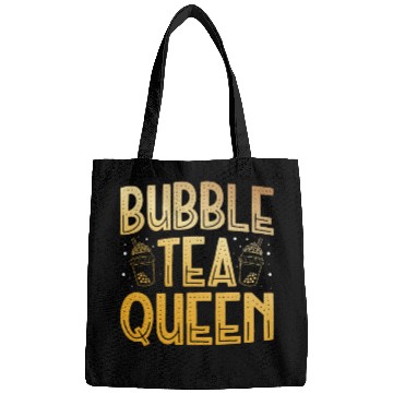 Discover Bubble Tea Queen Boba Tea Drinker Korean Drink Bags