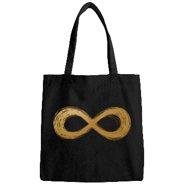 Discover Golden Infinity Neurodiversity Symbol Autism Aware Bags