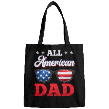 Discover All American Dad Independence Day Party USA Father Bags