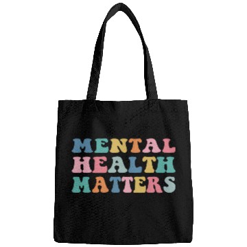 Discover Mental Health Matters Colorful Aesthetic Preppy Bags