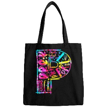 Discover Tie Dye Typography Pre K Student Teacher Back To Bags
