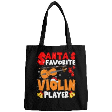 Discover Santa's Favorite Violin Player Xmas Santa Musical Bags