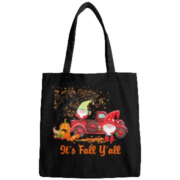 Discover It's Fall Y'all Cute Gnomes Pumpkin Spice Autumn Bags