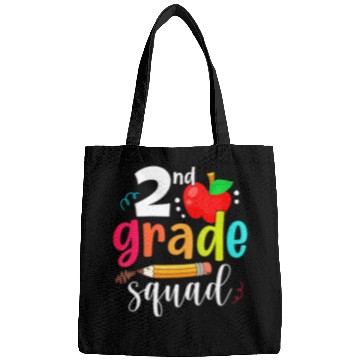 Discover Second Grade Squad Funny Back To School 2nd Bags