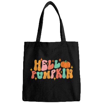 Discover Hello Pumpkin Autumn Leaves Fall Thanksgiving Bags