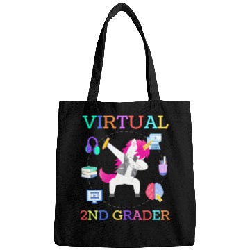 Discover Virtual 2ND Grader Unicorn Back To School Online Bags