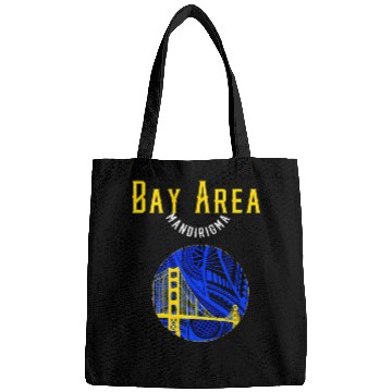 Discover San Francisco Bay Area Bridge Polynesian Warrior T Bags