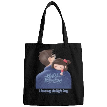 Discover I love my daddy's hug Bags