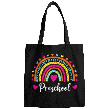 Discover Preschool Teacher Funny Rainbow Lover Back To Bags