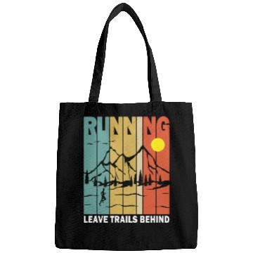 Discover Retro Running Outdoors Funny Bags