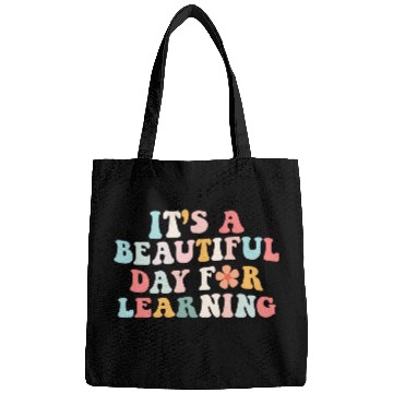Discover It'S A Beautiful Day For Learning Teacher Student Bags