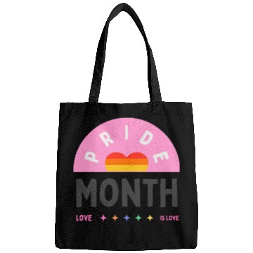 Discover Rainbow Aesthetic Pride Month Quote Instagram Post Bags