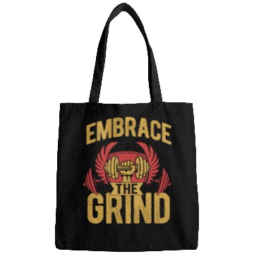 Discover Embrace The Grind Workout Weight Lifting Bags