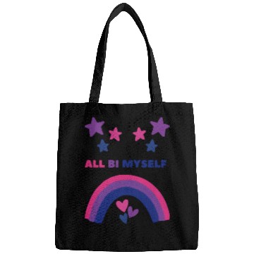 Discover All Bi Myself Bisexual Pride LGBTQ Bags