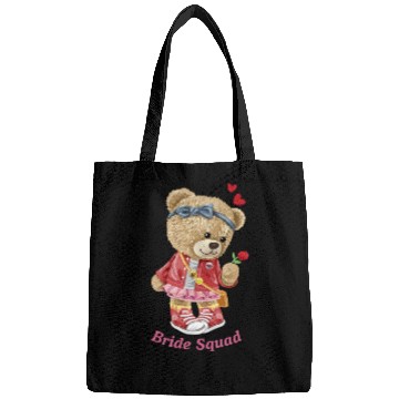 Discover Bride Squad cute bear Bags