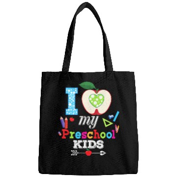 Discover I Love My Preschool Teacher Kid Back To School Bags