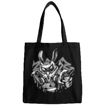 Discover Street Art Rabbit Anarchy Bags