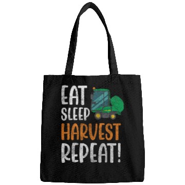 Discover Farmer Field Worker Harvest Time Vegetable Bags