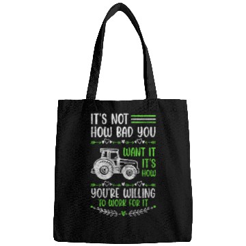 Discover Farmer Work Hard Work Vegetable Bags